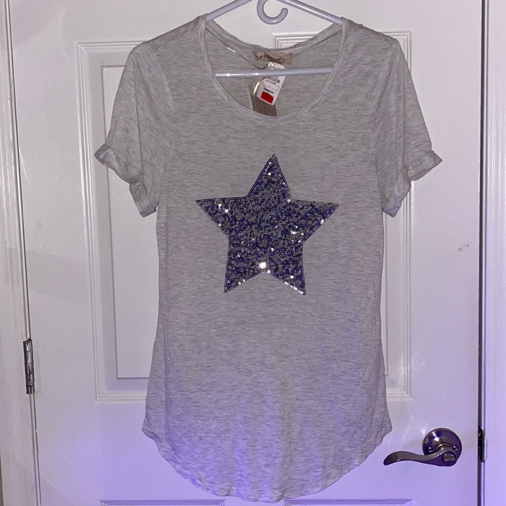 size: small brand: philosophy color: gray